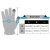 Import 100% Cotton Touchscreen Grocery Gloves Natural Cosmetic Therapy Anti-microbial Gloves with Elastic Cuff from China