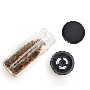 100ml glass spice jar bottle pepper packaging shakers salt containers glass pepper shaker