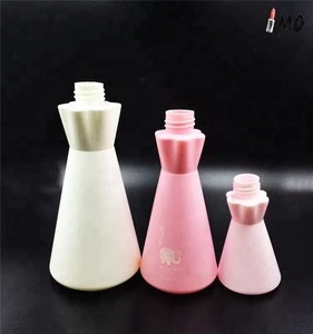 100ml/300ml/500ml HAPE Cute elegant custom shampoo bottle washing bottle with pump spray for lady