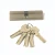 Import 100mm Double Open Brass Computer Key Lock Cylinder Door Lock Cylinder with key 100mm Cylinder Lock from China