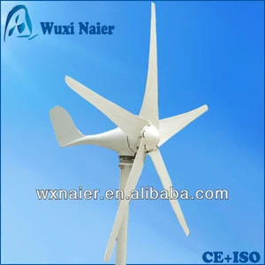 100w 12V/24v ac wind energy generator/ alternator price with charge controller