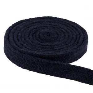 10mm High Quality Blended Yarn Flat Color Cotton Rope For Sale