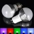 Import 110v 220v 3w 16 color rgb led bulb with ir remote from China