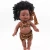Import 11.5 inch  Black PVC American African Afro Hair Girl Doll for Children from China