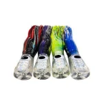 11" Jet Head Trolling Lures Set of Four Pre-rigged Big Game Fishing Lures