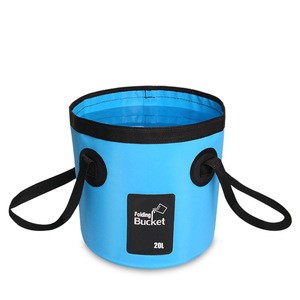 12/20L Portable Pop Up Waterproof Outdoor Boating Fishing Camping PVC Folding Collapsible Water Bucket