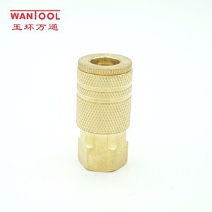 1/4 body Miltion type brass female air quick coupler in Pneumatic Parts