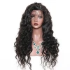 150% density virgin human hair glueless deep wave full lace wig,silk top full lace wigs