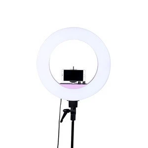 18 Inches Photography Photo Studio 480 LED Ring Light 5500K Dimmable Camera Ring Video Light Lamp