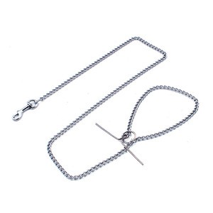 180CM metal dog lead chain with T handle