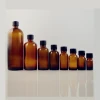 1oz 2oz 8oz 16oz 32oz round glass amber boston bottles for essential oils