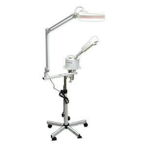 2 in 1 Ozone Facial Steamer with Magnifying Lamp