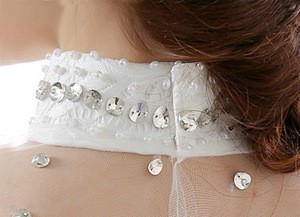 2016 off the shoulder bridal jacket wedding wraps rhinestones lace Bride Jewelry Full crystal shoulder chain women Cape shawl
