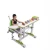 2018 Multi function safety Highly adjustable ergonomic child children kids study table and chair in Children Furniture