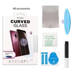 2018 Nano Liquid Screen Protector For Samsung S8/S8 Plus/Note8 Full Glue UV Light Tempered Glass