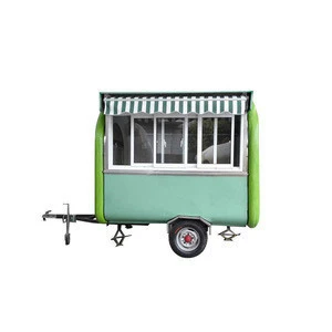 2018 new arrival hot selling mobile food truck/ mobile food trailer ice cream machine with 4 wheels truck
