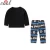 Import 2018 new kids clothes set letter print long sleeve children clothing set matching from China