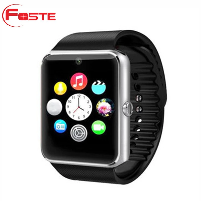 2019 Wholesale android phone smart watch gt08 MTK smartwatch with sim card
