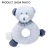 Import 2020 Baby Toys Soother Bear Plush Stuffed Toy Baby Rattle Baby Plush Toy from China