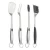 Import 2020 Hot Selling Heavy Duty Stainless Steel 4pcs barbecue tools  set from China