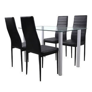 2020 juegos de comedor dining table sets living room furniture tempered glass dining table and chairs 7 pieces together
