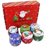 2020 New Christmas Aromatherapy Candle Gift Box Soy Wax Plant Essential Oil Scented Candle Set