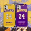 2020 New design NO 8 24 kobe bryant jersey silicone phone case with holder for iphone 11/xsmax/ xr/8plus/6 case