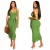 Import 2020 women dresses summer clothes sexy tight hot women solid color bodycon knitwear dress from China