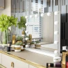 2021 New Arrivals Desktop Makeup Mirror with Led Light Professional Light Hollywood Desktop Vanity Mirror furniture