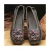 Import 2021 new design ladies embroidered retro fashion soft bottom flat doll shoes flat shoes from China