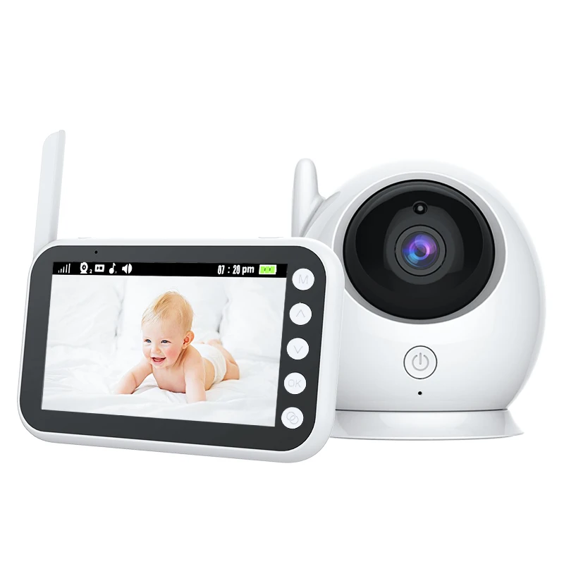 2021 NEW Wireless Baby Monitor Camera 2 Way Audio Display Night Vision Video Cry Sound Temperature Baby Monitor