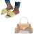 Import 2021 new womens bag fashion handbag color matching trend personality shoulder crossbody bag match fur ball slipper shades from China