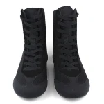 2021 PU Leather Microfiber 3D Air Mesh Custom Made Boxing Shoes
