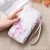 Import 2021 Spot supply wholesale new ladies wallets with double pull roses fashion multi-card wallets from China