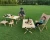 Import 2021 Two Legs Wooden Foldable Camping Table Desmontavel Camping from China