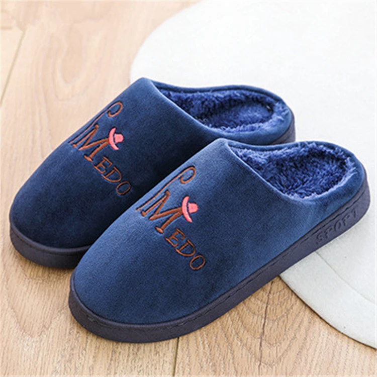 2021 winter new style hot selling cheap price warm soft slipper for woman