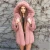 Import 2021Hot sale faux fox fur faux fur coat women&#x27;s mid-length fur coat from China
