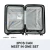 Import 2024 Hot Sale Multifunctional front Open Luggage Laptop Pocket Hardside Suitcase Trolley 4 Spinners Travel Luggage Set from China