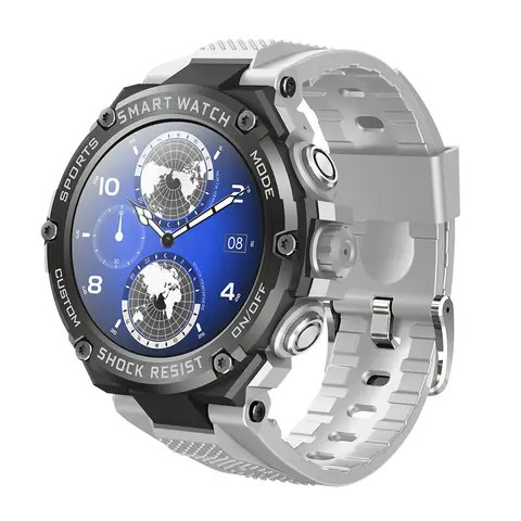 Buy 2024 Ip67 Gm6 Outdoor Smart Watch 600mah Battery Compass Calendar ...