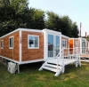 20FT Tiny House Container House, Steel Structure Prefab Houses, 2 Bedroom Expandable House Extendable Home