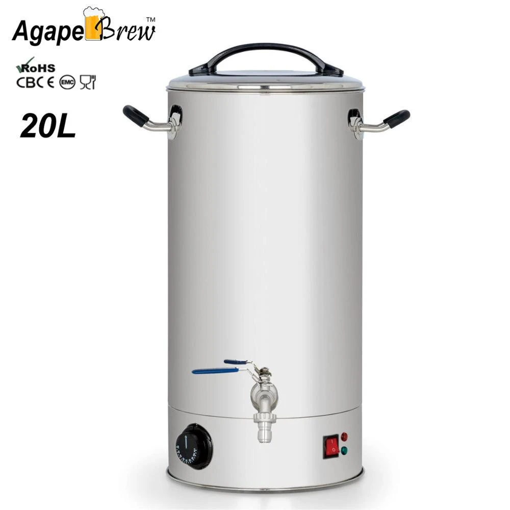 20L High Quality Stainless Steel Dispenser Drinks Homebrew Sparging Water Boiler Sparger
