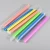 Import 21cm disposable colorful Straight plastic drinking straw pearl milk tea straw from China
