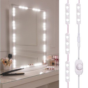 24w 60 Leds Make-up Vanity Mirror Light DIY Light Kit for Cosmetic Makeup Vanity Mirror with 12v Power Supply