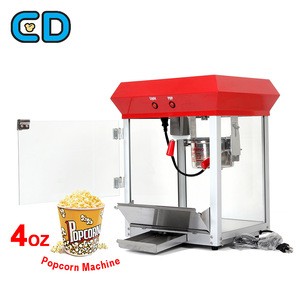 2.5oz 4oz 8oz 12oz 16oz 20oz Pop Corn Machine Hot-oil Popcorn Cart Stainless Steel Automatic Popcorn Maker