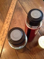 25oz shot thermos stainless steel vacuum flask, gun shell Bullet Thermos Bottle 12 Gauge Insulated Hunting Bottle