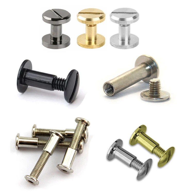 28 2.5 4.5 x6 head binding screws rivet assembly bolt nail rivet f 2mm rose gold menu snowboard binding posts screws for book