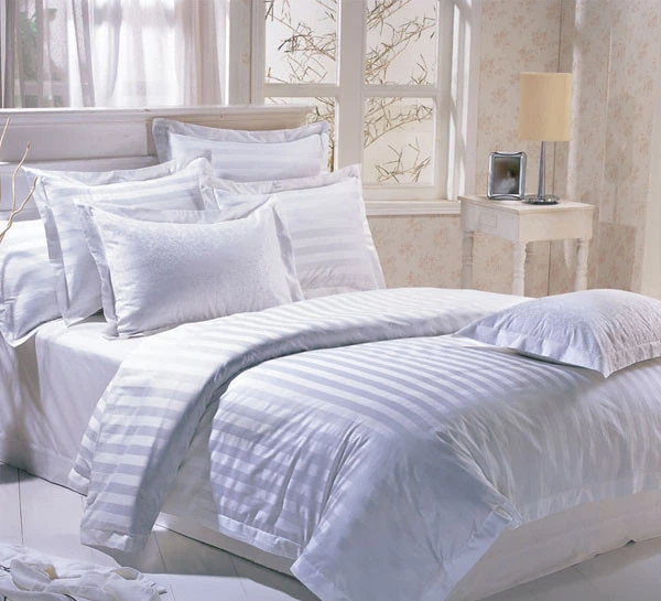 3 cm stripe dubai 100% cotton luxury duvet cover sets for hotels