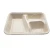 Import 3 compartment biodegradable takeaway food box with lid from China