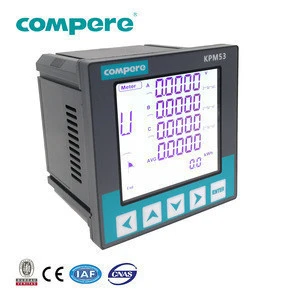 3 phase 3wire lcd digital RS485 programmable electric power meter
