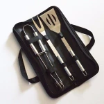 3 piece garden tool set with bag